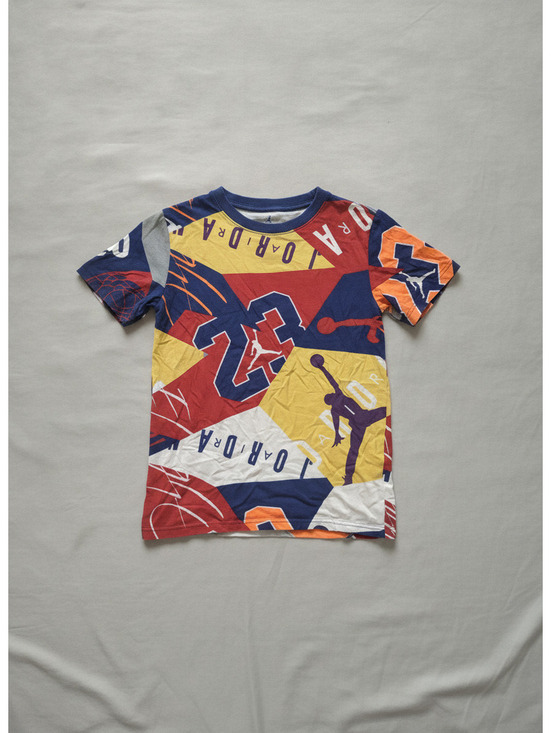 Jordan Other - Jordan Kids Graphic Tee Shirt, Size M, Multi-Color Basketball Design
